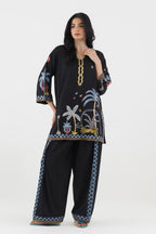 Stitched Embroidered Lawn Shirt+ Shalwar