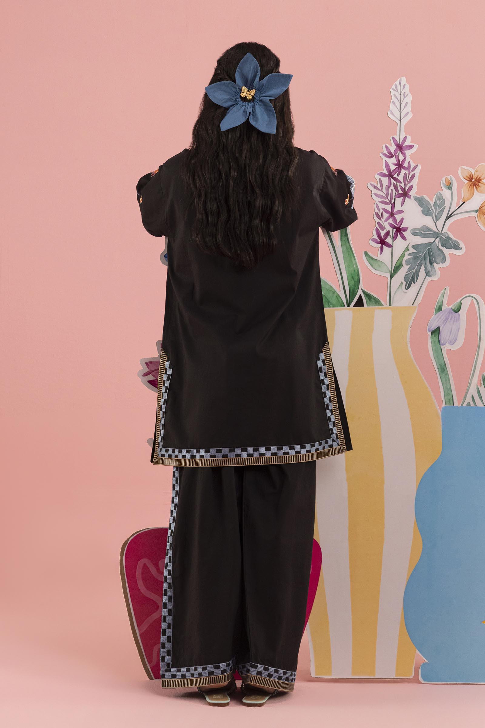 Stitched Embroidered Lawn Shirt+ Shalwar