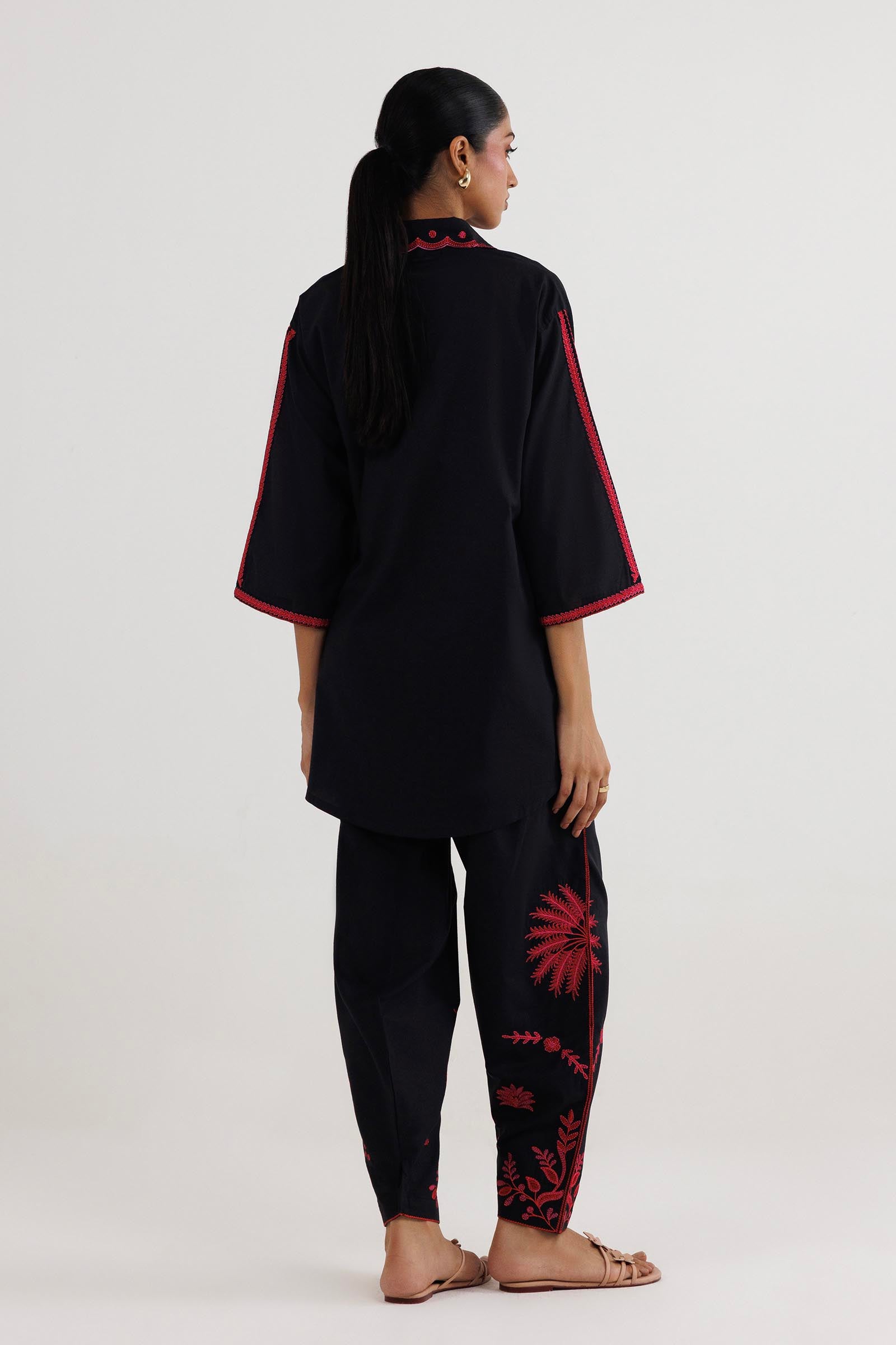 Stitched Embroidered Lawn Shirt+ Shalwar