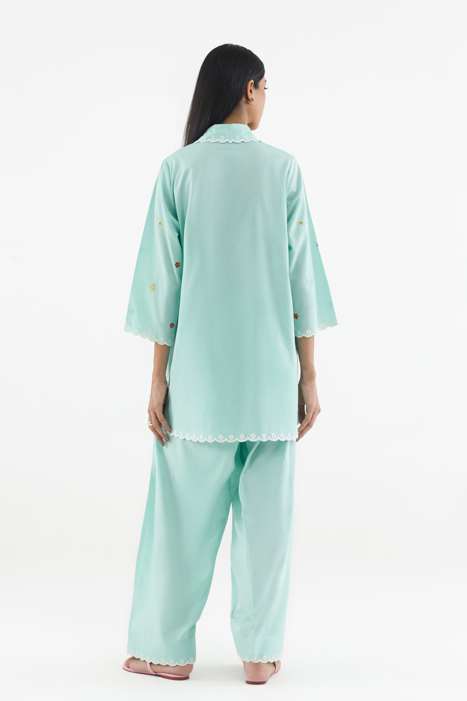 Stitched Printed Lawn Shirt+ Shalwar
