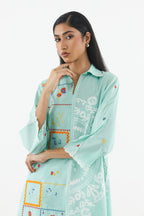 Stitched Printed Lawn Shirt+ Shalwar
