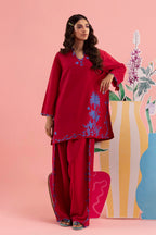 Stitched Embroidered Cambric Shirt+ Shalwar