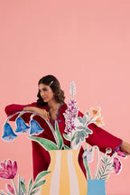 Stitched Embroidered Cambric Shirt+ Shalwar