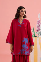 Stitched Embroidered Cambric Shirt+ Shalwar