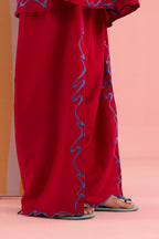 Stitched Embroidered Cambric Shirt+ Shalwar