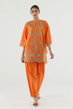 Stitched Embroidered Lawn Shirt+ Shalwar