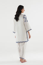Stitched Embroidered Lawn Shirt+ Shalwar