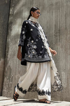 Stitched Embroidered Lawn Suit