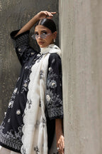 Stitched Embroidered Lawn Suit