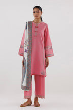 Stitched Embroidered Lawn Suit