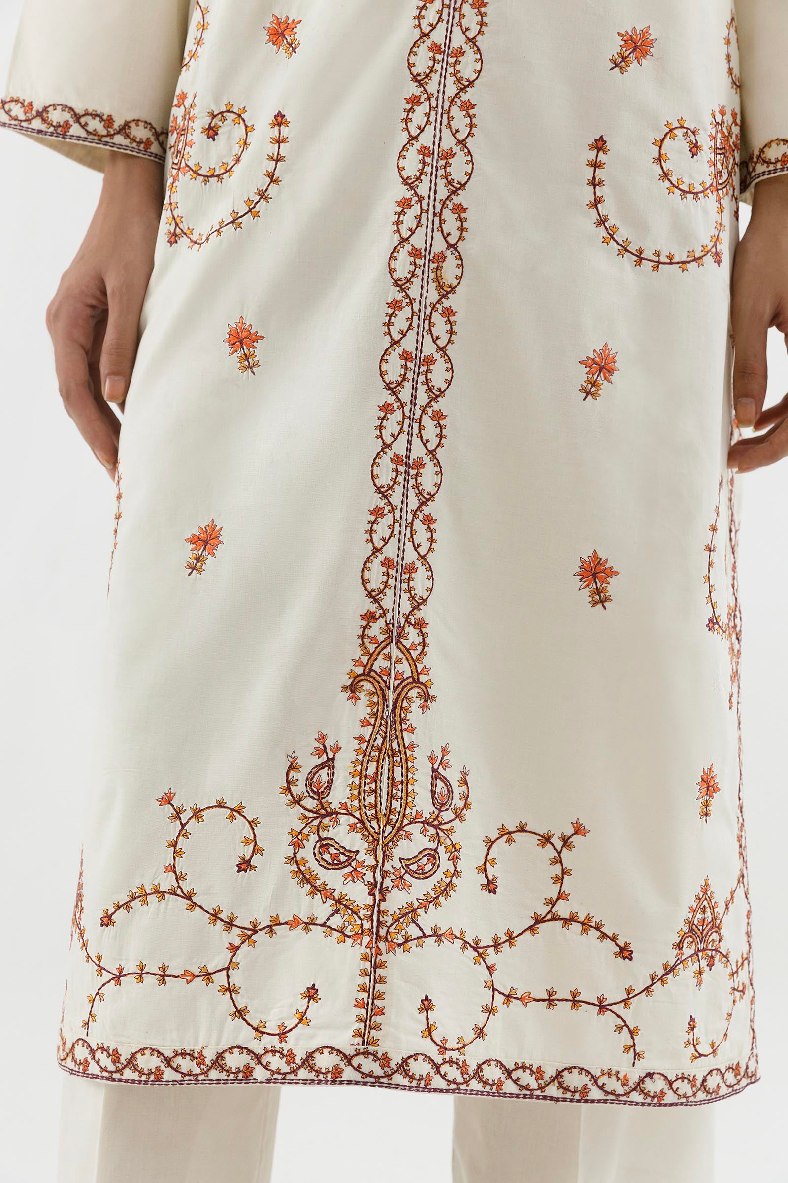 Stitched Embroidered Lawn Shirt+ Culotte