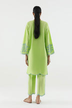 Stitched Embroidered Lawn Shirt+ Culotte