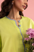 Stitched Embroidered Lawn Shirt+ Culotte