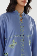 Stitched Embroidered Lawn Shirt+ Shalwar