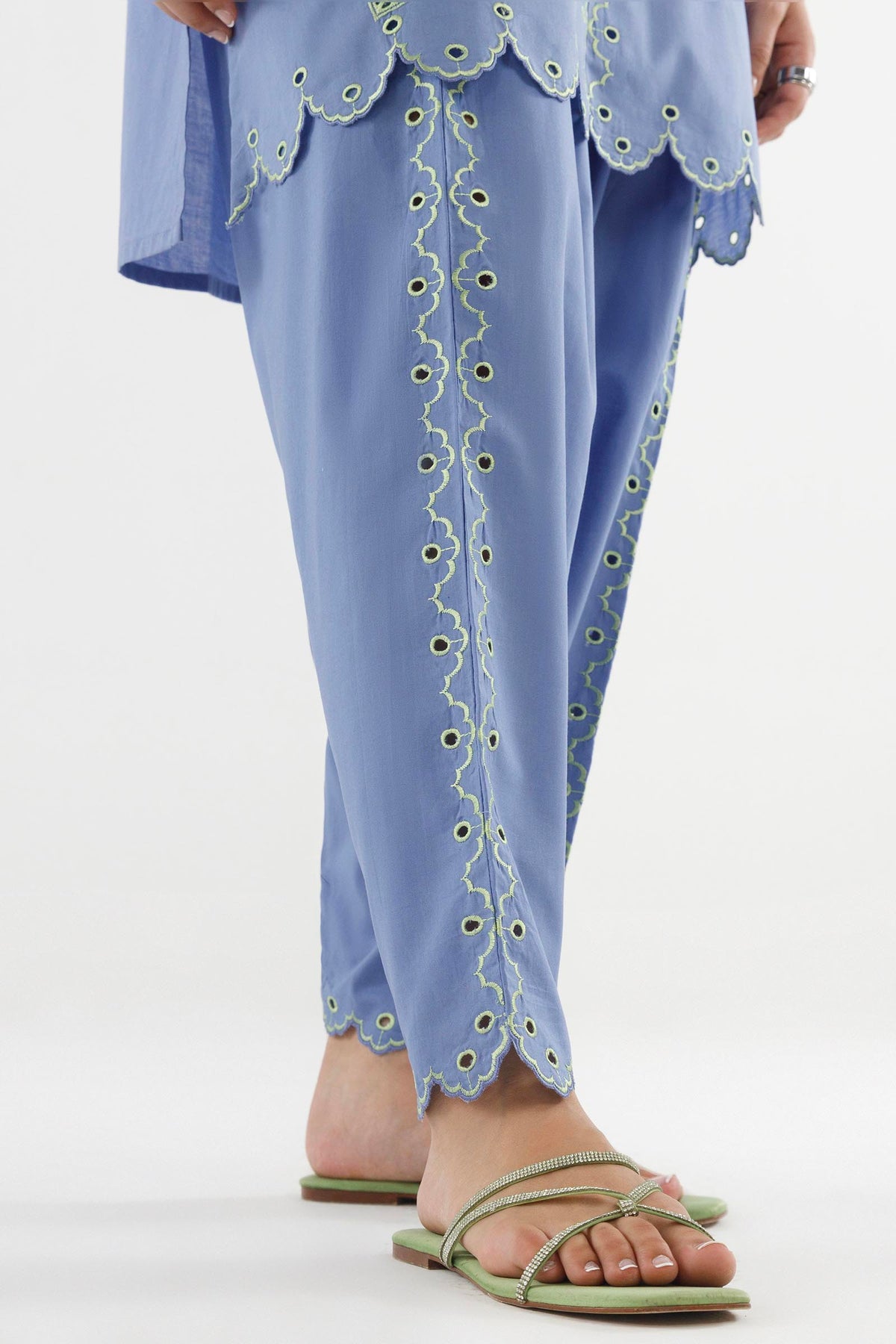 Stitched Embroidered Lawn Shirt+ Shalwar
