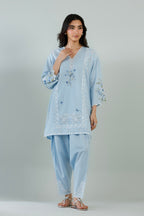 Stitched Embroidered Lawn Shirt+ Shalawar