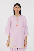 Stitched Embroidered Lawn Shirt+ Shawar