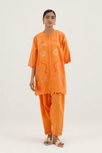 Stitched Embroidered Lawn Shirt+ Shalwar