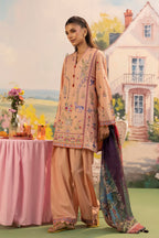 Stitched Embroidered Lawn Shirt+ Shalwar