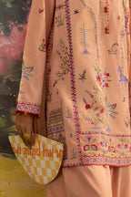 Stitched Embroidered Lawn Shirt+ Shalwar