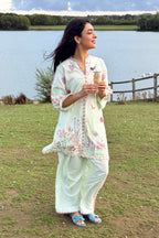 Stitched Embroidered Lawn Shirt+ Shalwar