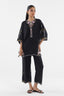 Stitched Embroidered Lawn Shirt+ Culotte