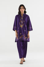 Stitched Embroidered Lawn Shirt+ Shalwar