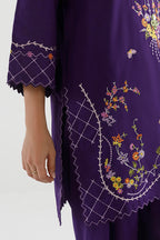 Stitched Embroidered Lawn Shirt+ Shalwar