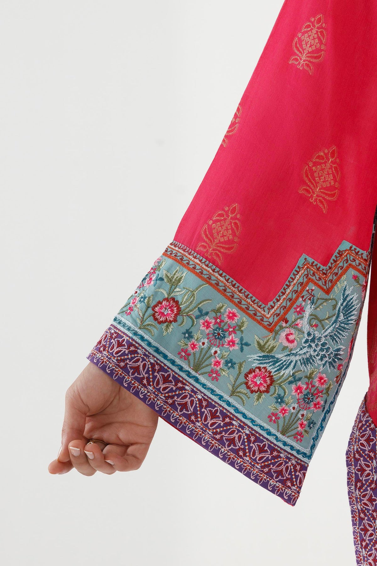 Stitched Embroidered Jacquard Suit