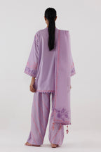 Stitched Embroidered Lawn Suit