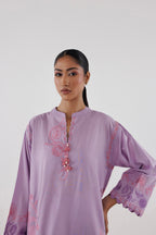 Stitched Embroidered Lawn Suit