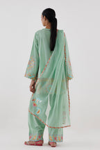 Stitched Embroidered Lawn Suit