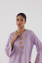 Stitched Embroidered Lawn Shirt+ Culotte