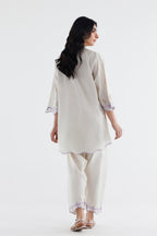 Stitched Embroidered Lawn Shirt+ Shalwar