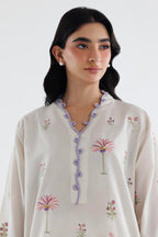 Stitched Embroidered Lawn Shirt+ Shalwar