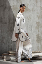 Stitched Embroidered Lawn Shirt+ Culotte