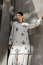 Stitched Embroidered Lawn Shirt+ Culotte