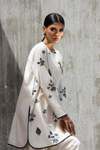 Stitched Embroidered Lawn Shirt+ Culotte