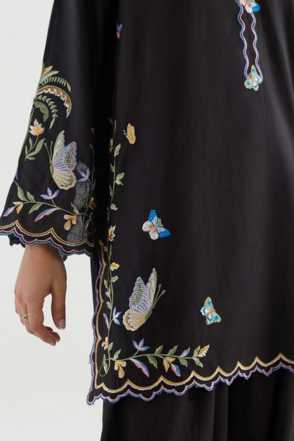 Stitched Embroidered Lawn Shirt+ Shalwar