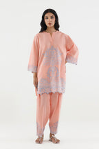 Stitched Embroidered Lawn Shirt+ Shalwar