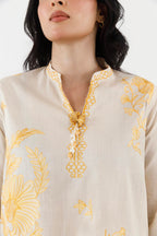 Stitched Embroidered Lawn Shirt+ Shalwar