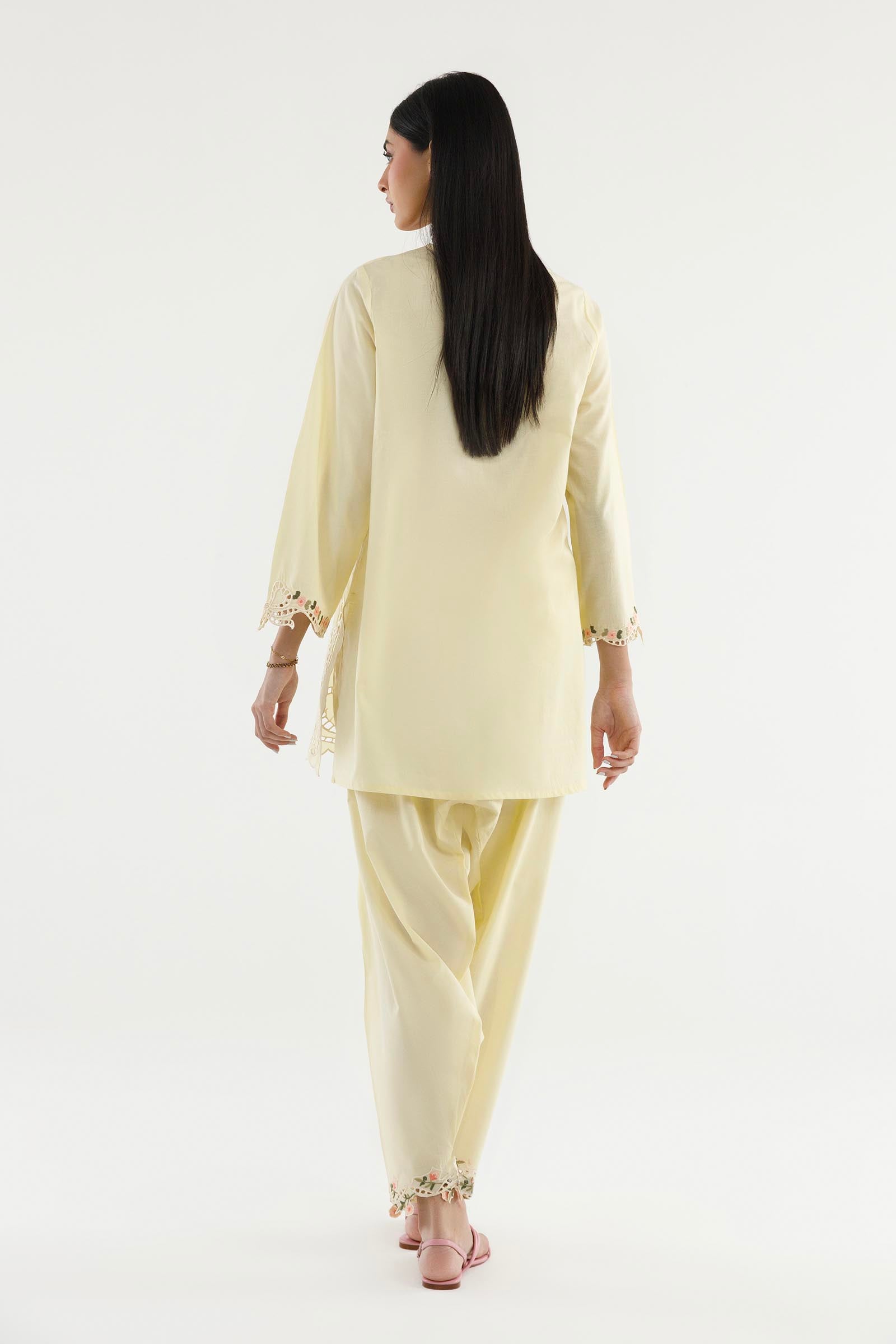 Stitched Embroidered Lawn Shirt+ Shalwar