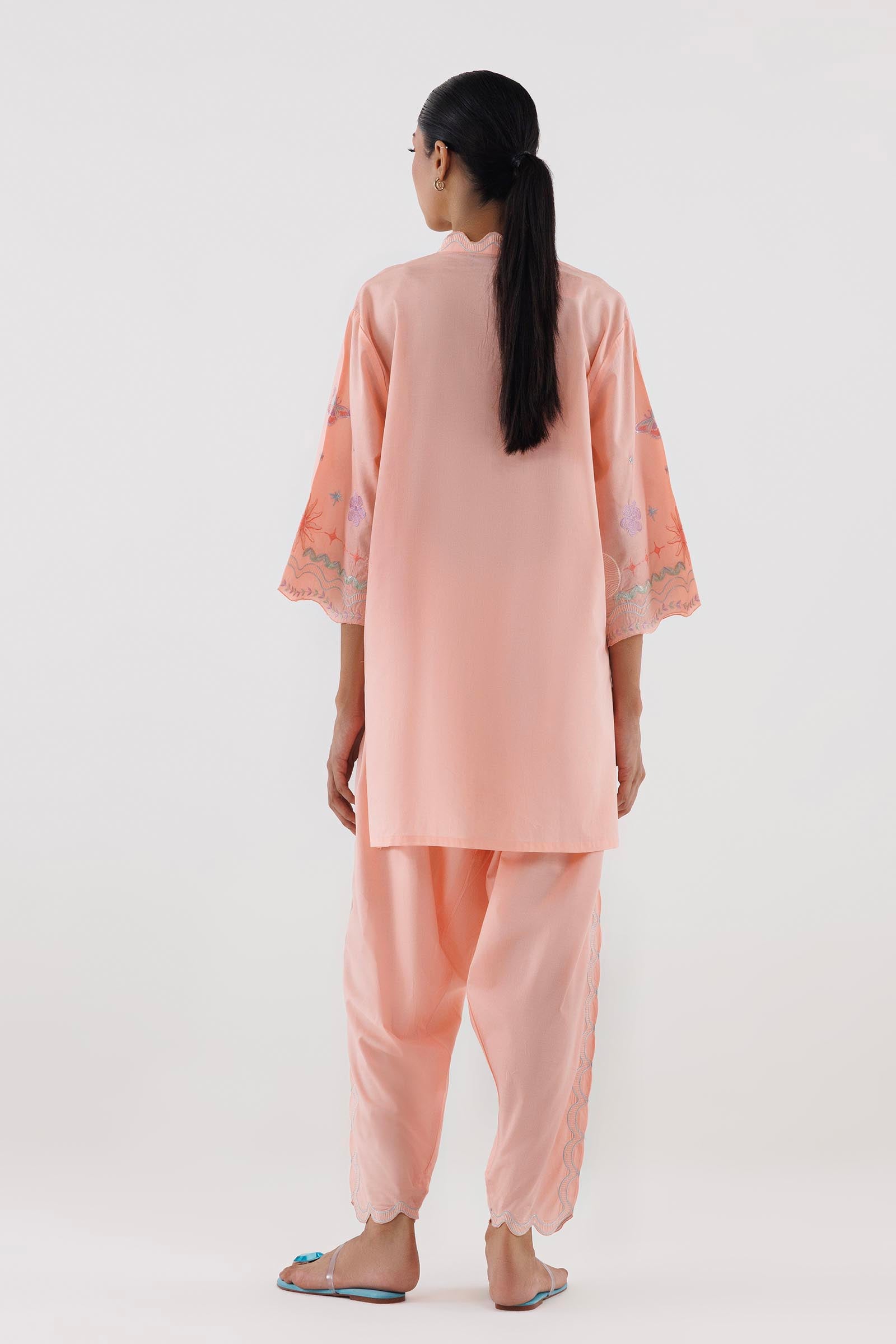 Stitched Embroidered Lawn Shirt+ Shalwar