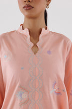 Stitched Embroidered Lawn Shirt+ Shalwar