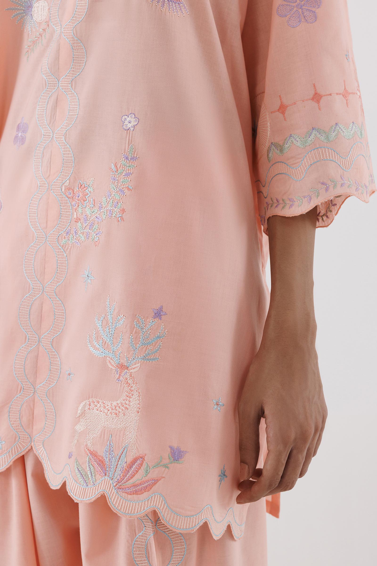 Stitched Embroidered Lawn Shirt+ Shalwar