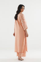 Stitched Embroidered Lawn Shirt+ Culotte