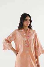 Stitched Embroidered Lawn Shirt+ Culotte