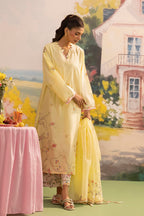 Stitched Embroidered Lawn Suit