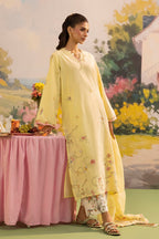 Stitched Embroidered Lawn Suit