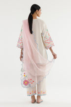 Stitched Embroidered Lawn Suit